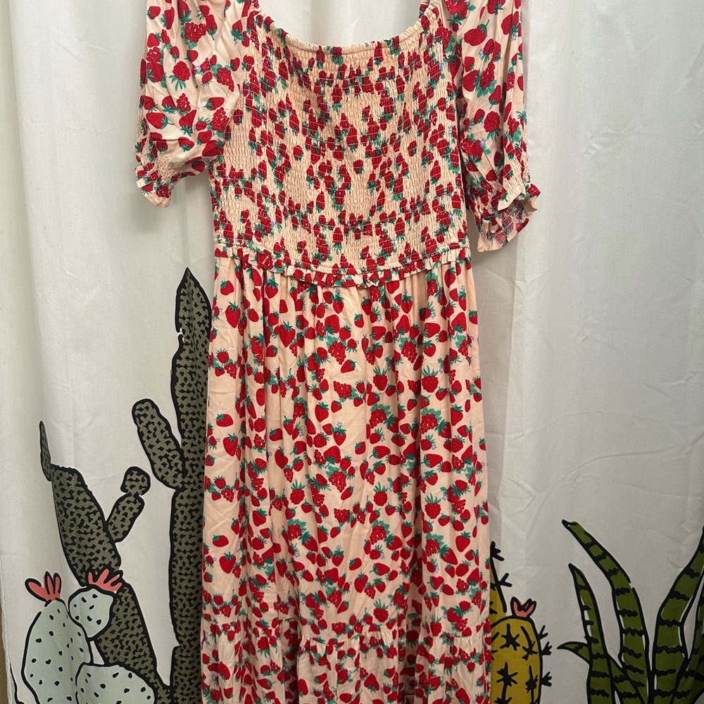Betsey Johnson Strawberry Dress